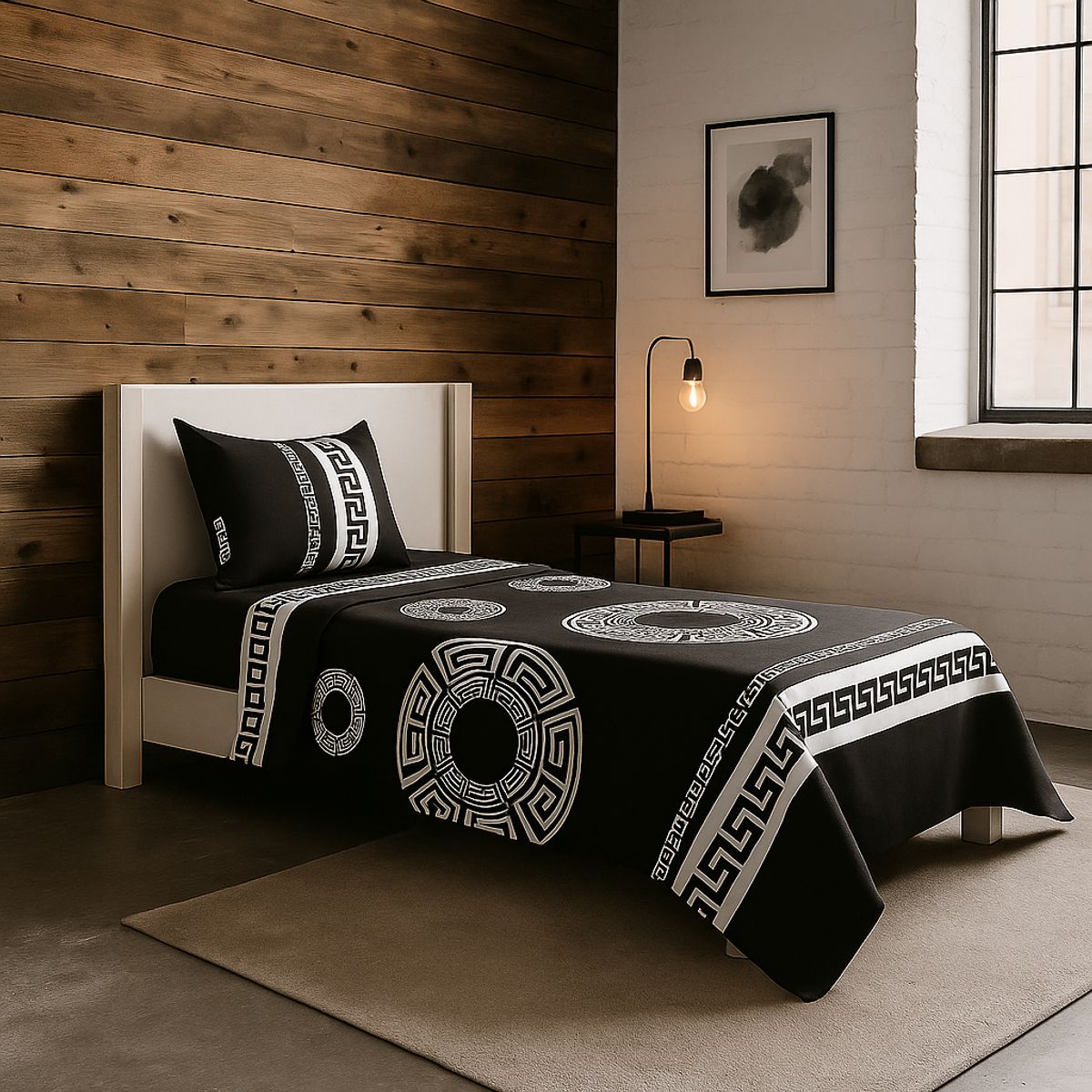 ARMONIA - Sábanas 1½ plazas 144 hilos Juego estilo 775 clásicas 7EF