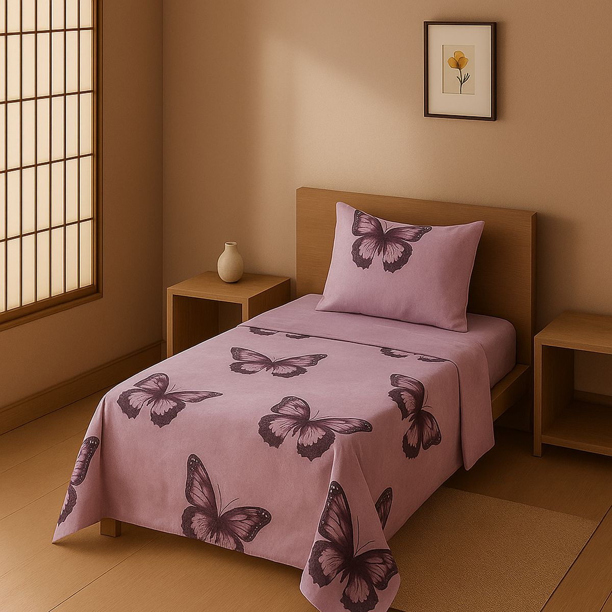 ARMONIA - Juego de sábanas 1½ 144 hilos diseño 776 básicas 7EF