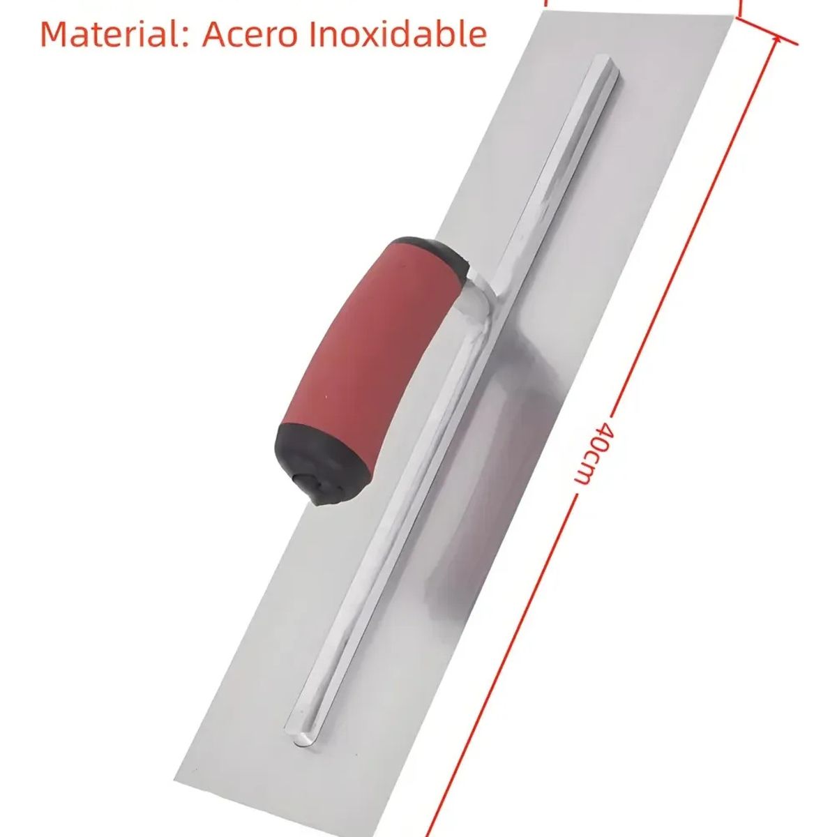 KUANGYE - Llana De Enlucido De Acero Inoxidable Recta Hormigón