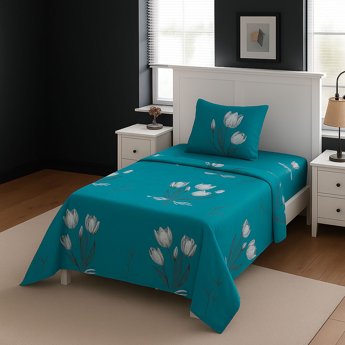 ARMONIA - Juego de sábanas 1½ 144 hilos Juego edición 769 básicas 7EF