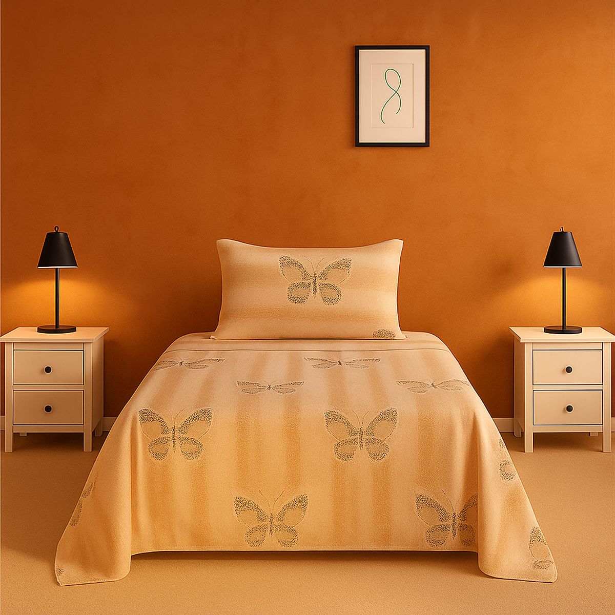 ARMONIA - Set de sábanas 1½ 144 hilos diseño 773 classic