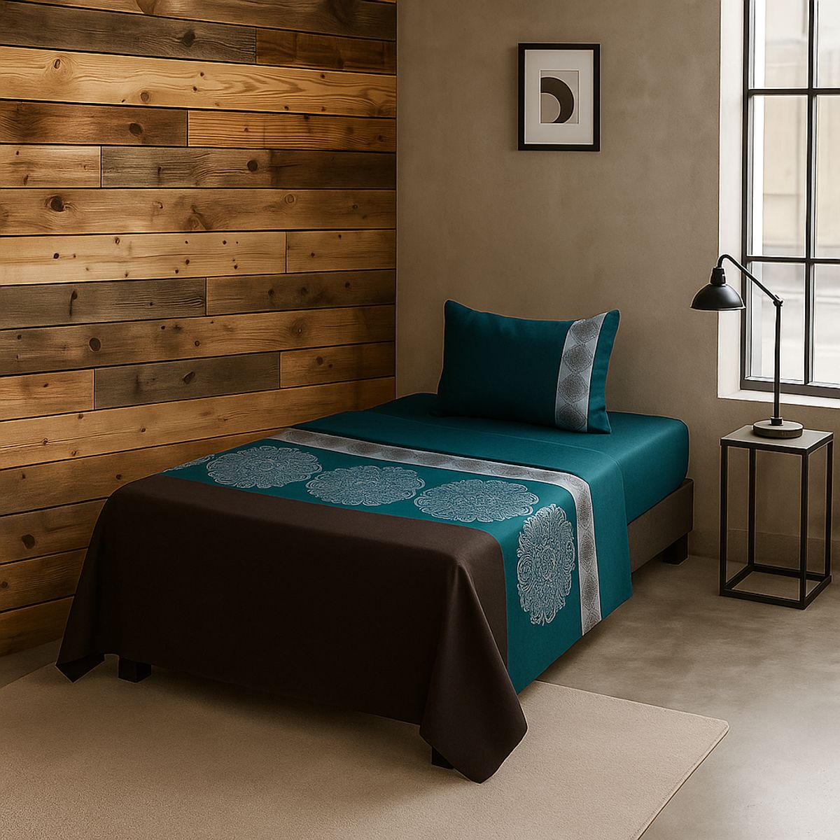 ARMONIA - Set de sábanas 1½ 144 hilos diseño 773 classic 7EF