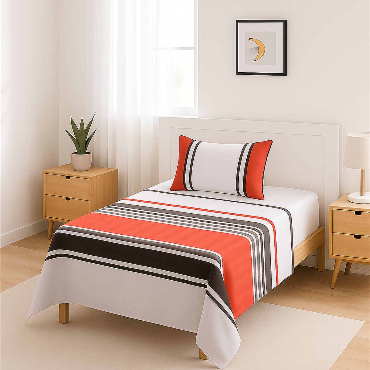 ARMONIA - Set de sábanas 1½ 144 hilos Juego edición 769 classic ropa de cama