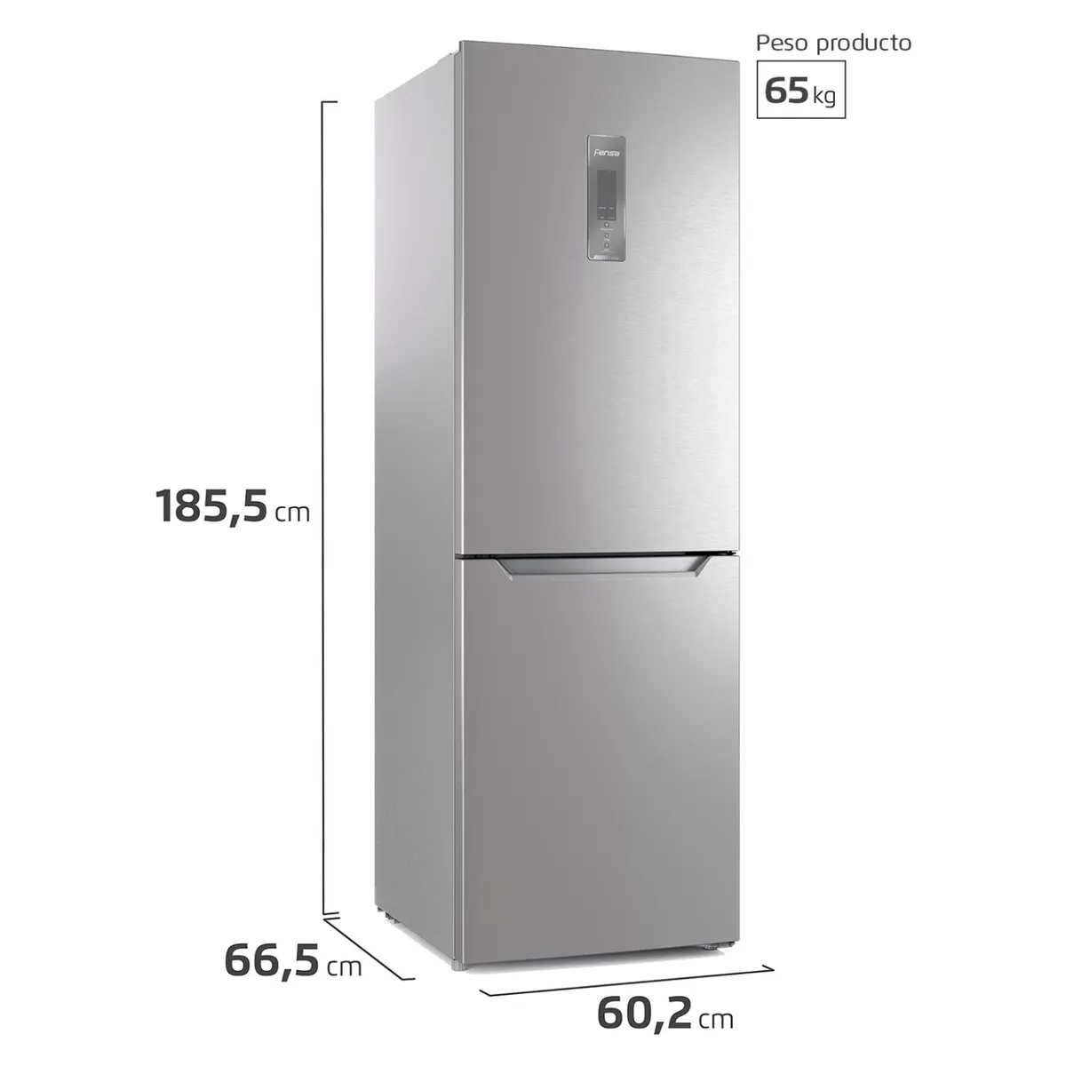 FENSA - Refrigerador Bottom Freezer 322 Lt No Frost db60s Fensa