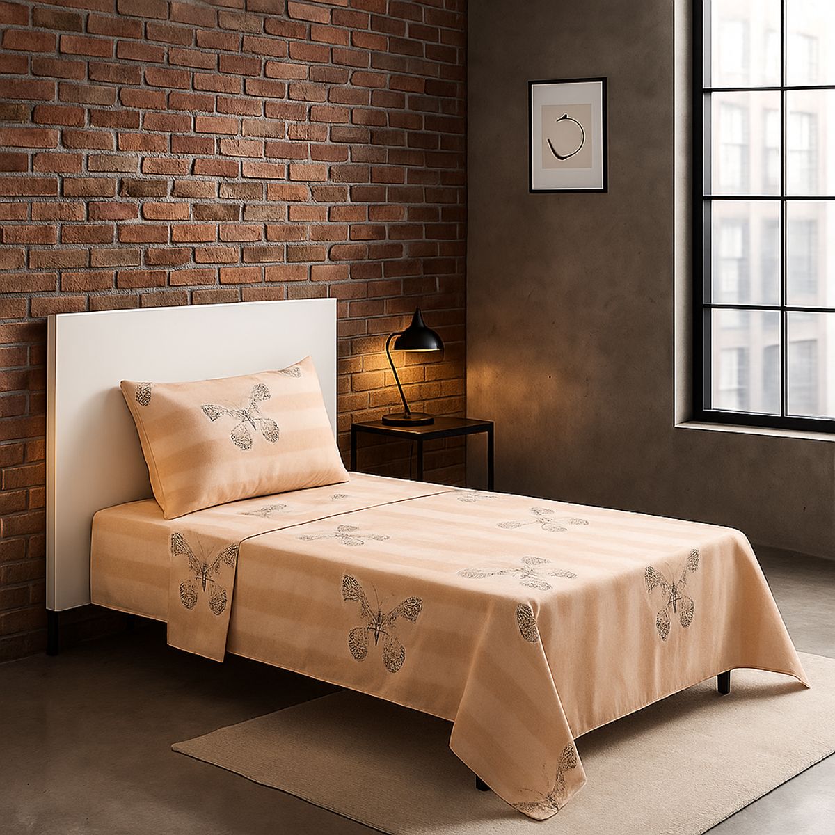 ARMONIA - Set de sábanas 1½ 144 hilos diseño 776 classic para dormitorio