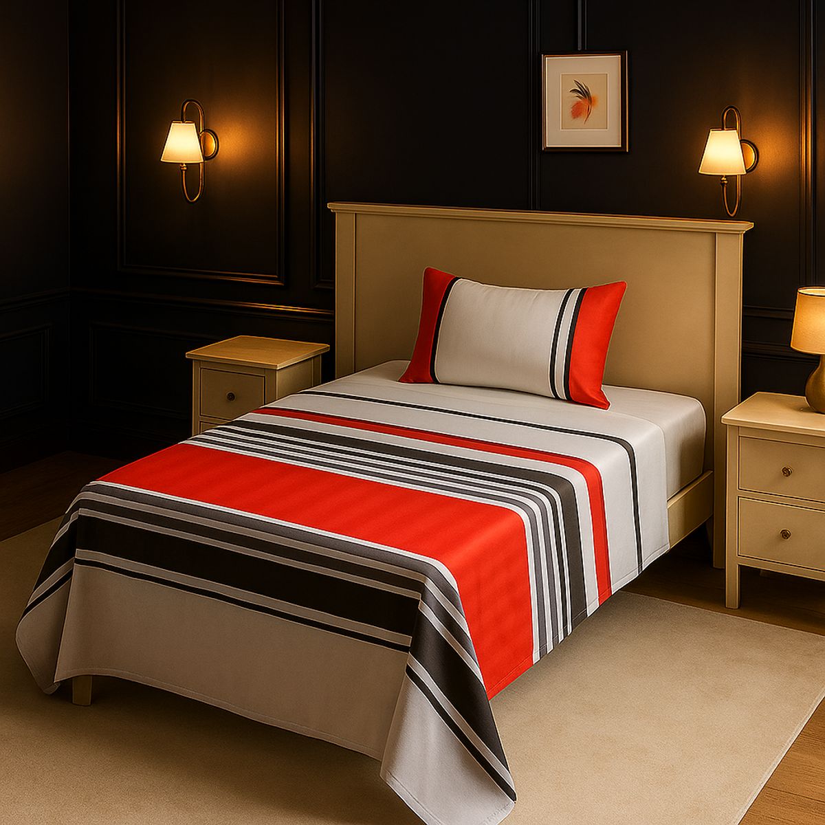 ARMONIA - Sábanas 1½ plazas 144 hilos diseño 768 clásicas 7EF