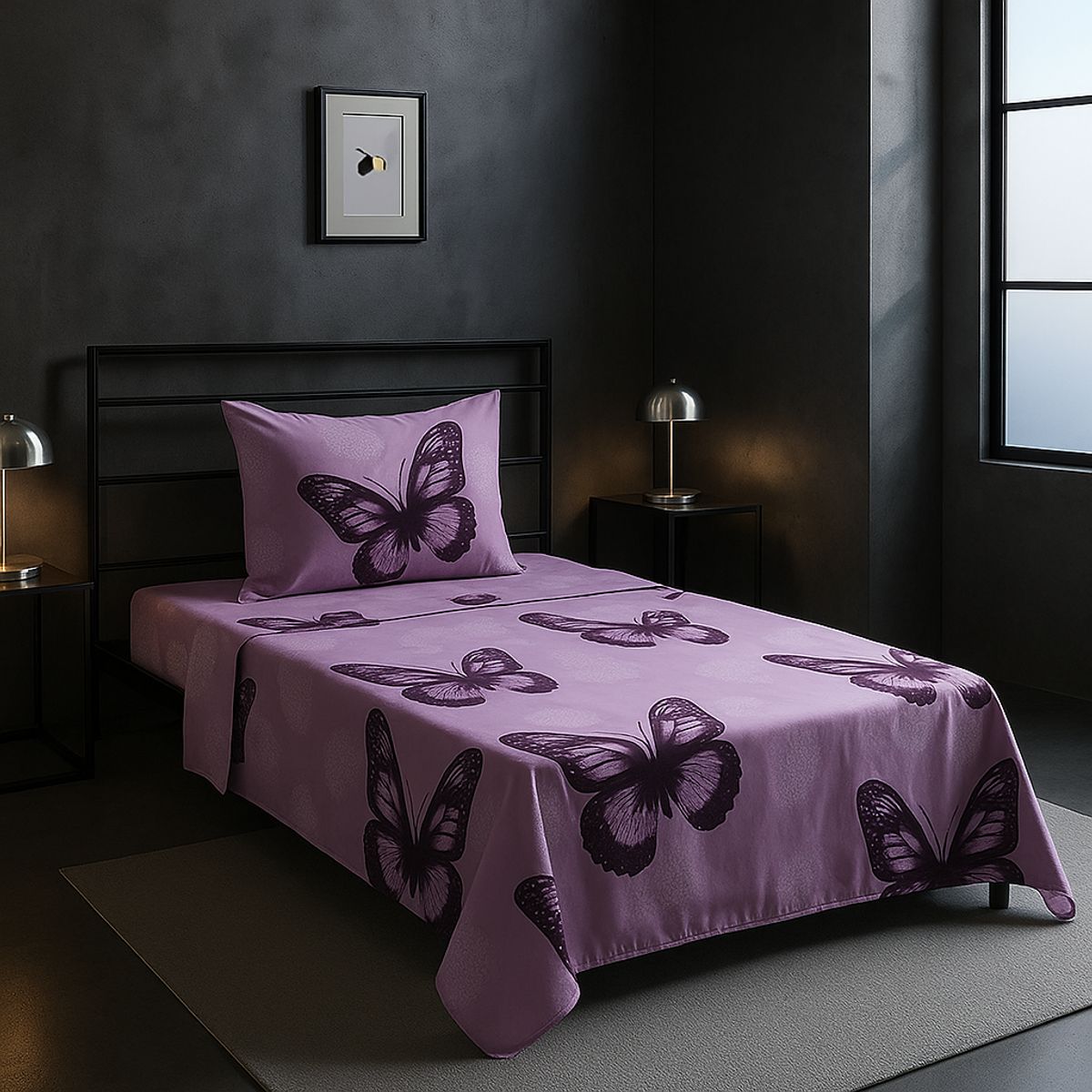 ARMONIA - Set de sábanas 1½ 144 hilos Juego estilo 775 classic ropa de cama 7EF