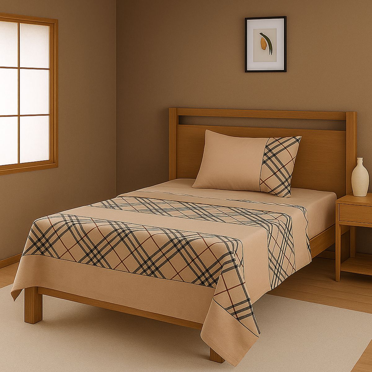 ARMONIA - Set de sábanas 1½ 144 hilos diseño 773 classic 7EF