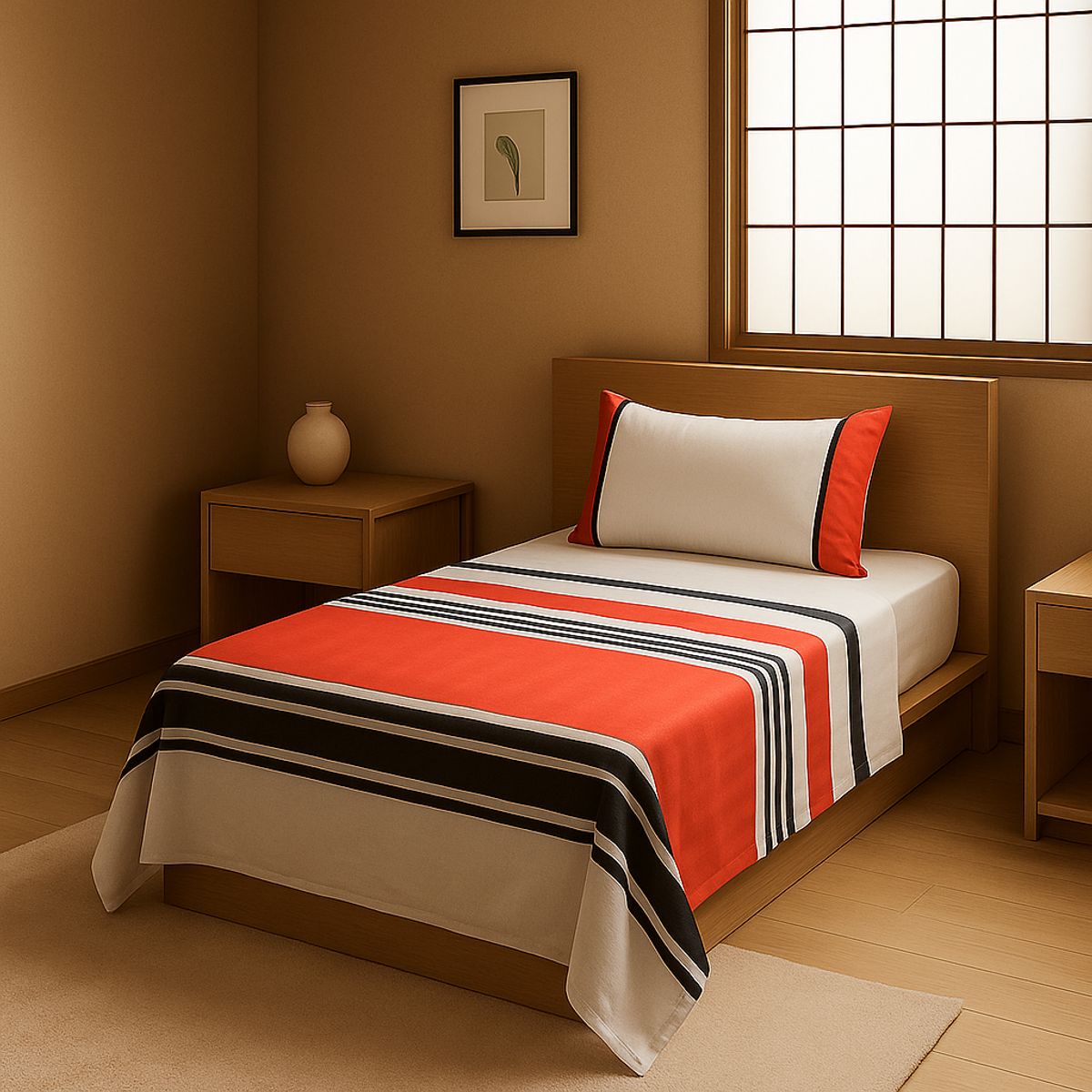 ARMONIA - Juego de sábanas 1½ 144 hilos Juego diseño 765 básicas ropa de cama 7EF