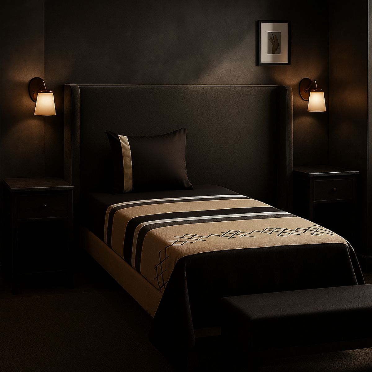 ARMONIA - Juego de sábanas 1½ 144 hilos edición 767 básicas 7EF