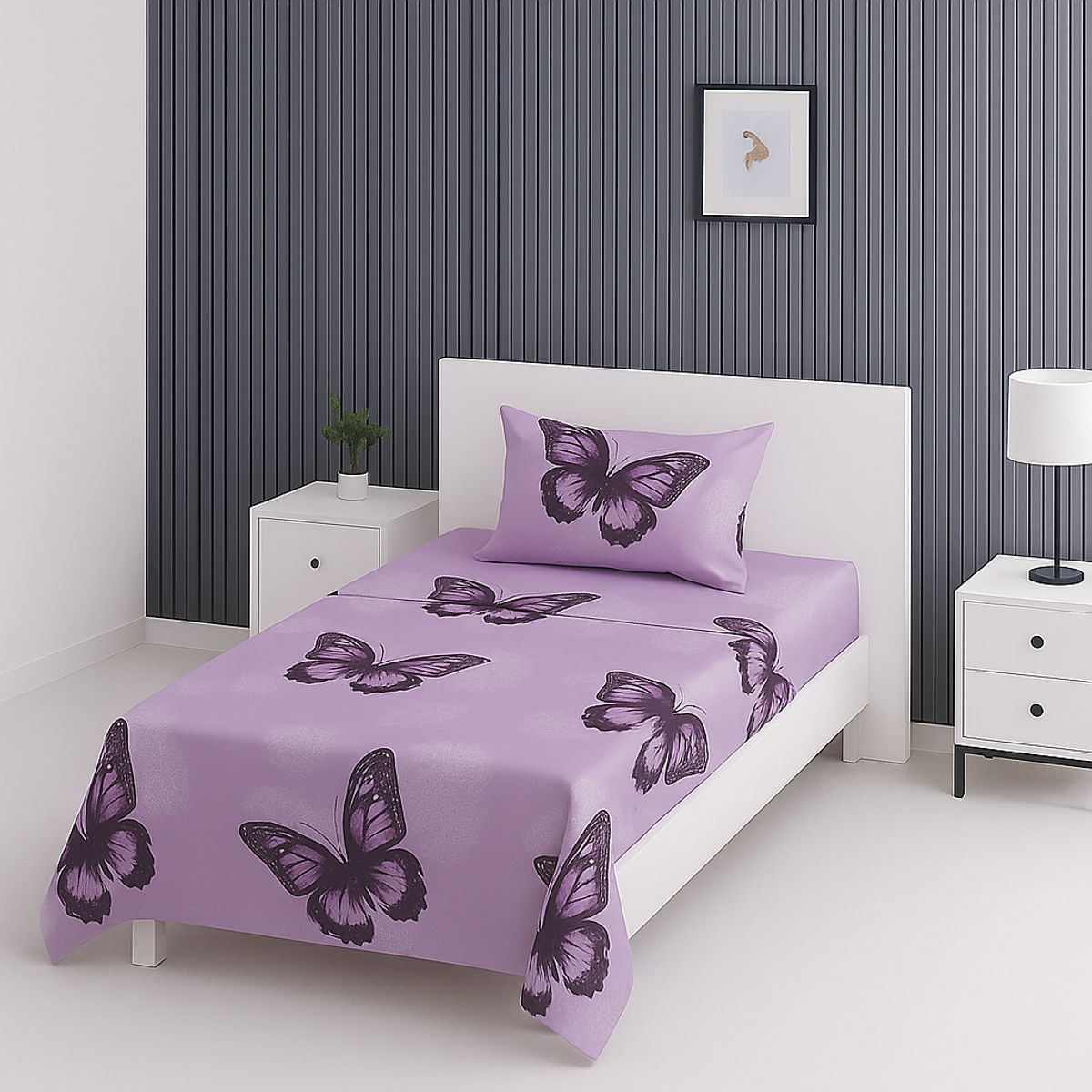 ARMONIA - Sábanas 1½ plazas 144 hilos estilo 774 clásicas 7EF