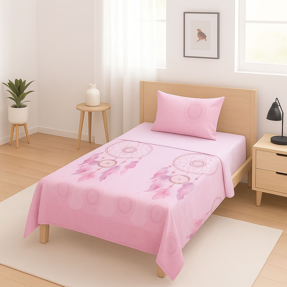 ARMONIA - Set de sábanas 1½ 144 hilos diseño 776 classic 7EF