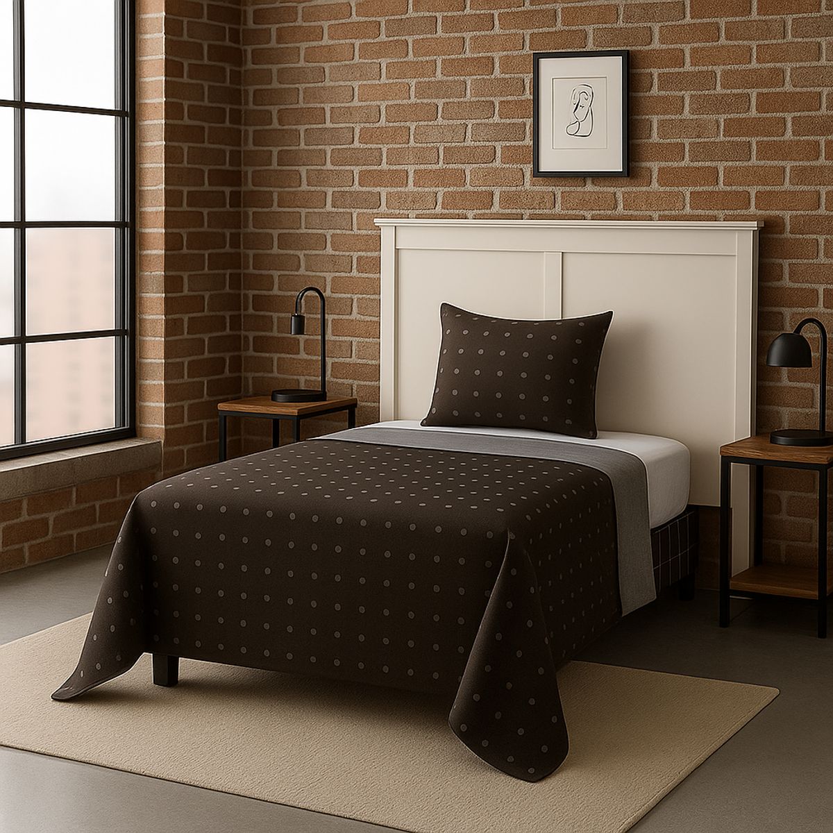 ARMONIA - Juego de sábanas 1½ 144 hilos Juego diseño 765 básicas ropa de cama 7EF