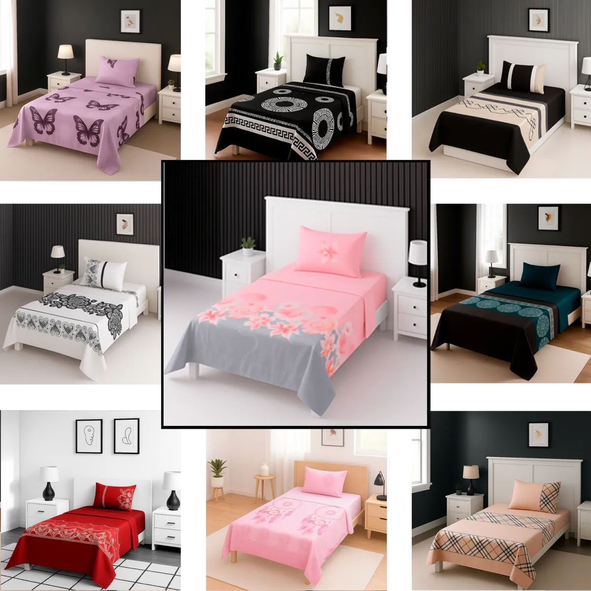 ARMONIA - Set de sábanas 1½ 144 hilos 766 classic