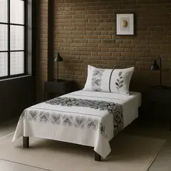 ARMONIA - Juego de sábanas 1½ 144 hilos Juego diseño 765 básicas ropa de cama 7EF