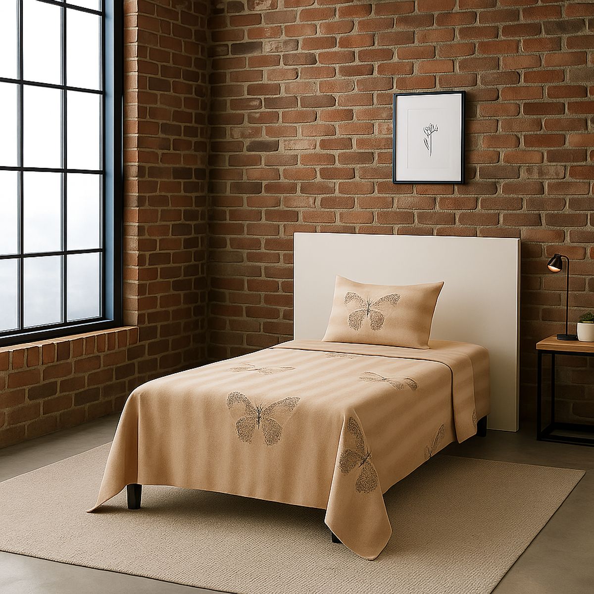 ARMONIA - Sábanas 1½ plazas 144 hilos Juego edición 772 clásicas ropa de cama 7EF