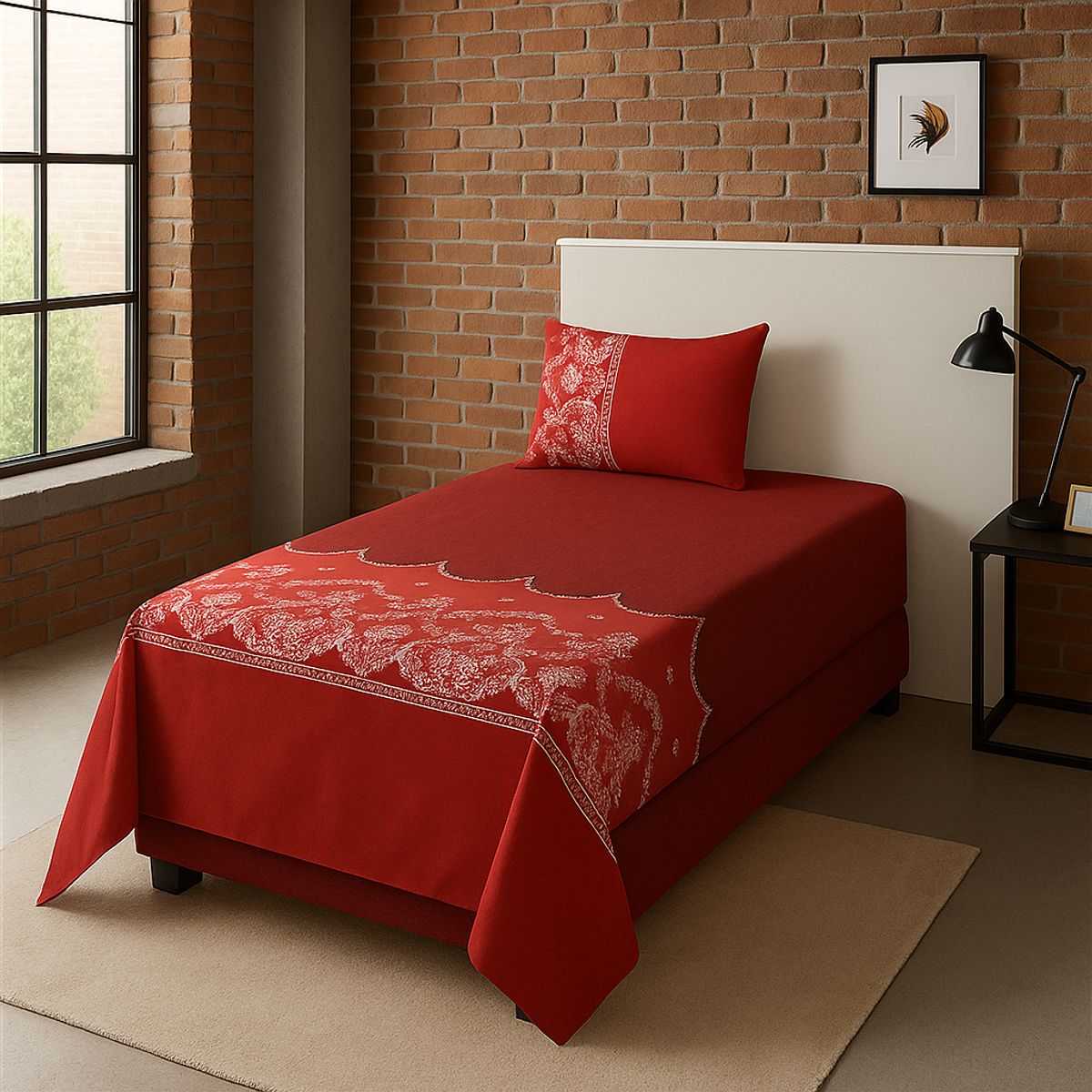 ARMONIA - Sábanas 1½ plazas 144 hilos Juego estilo 775 clásicas