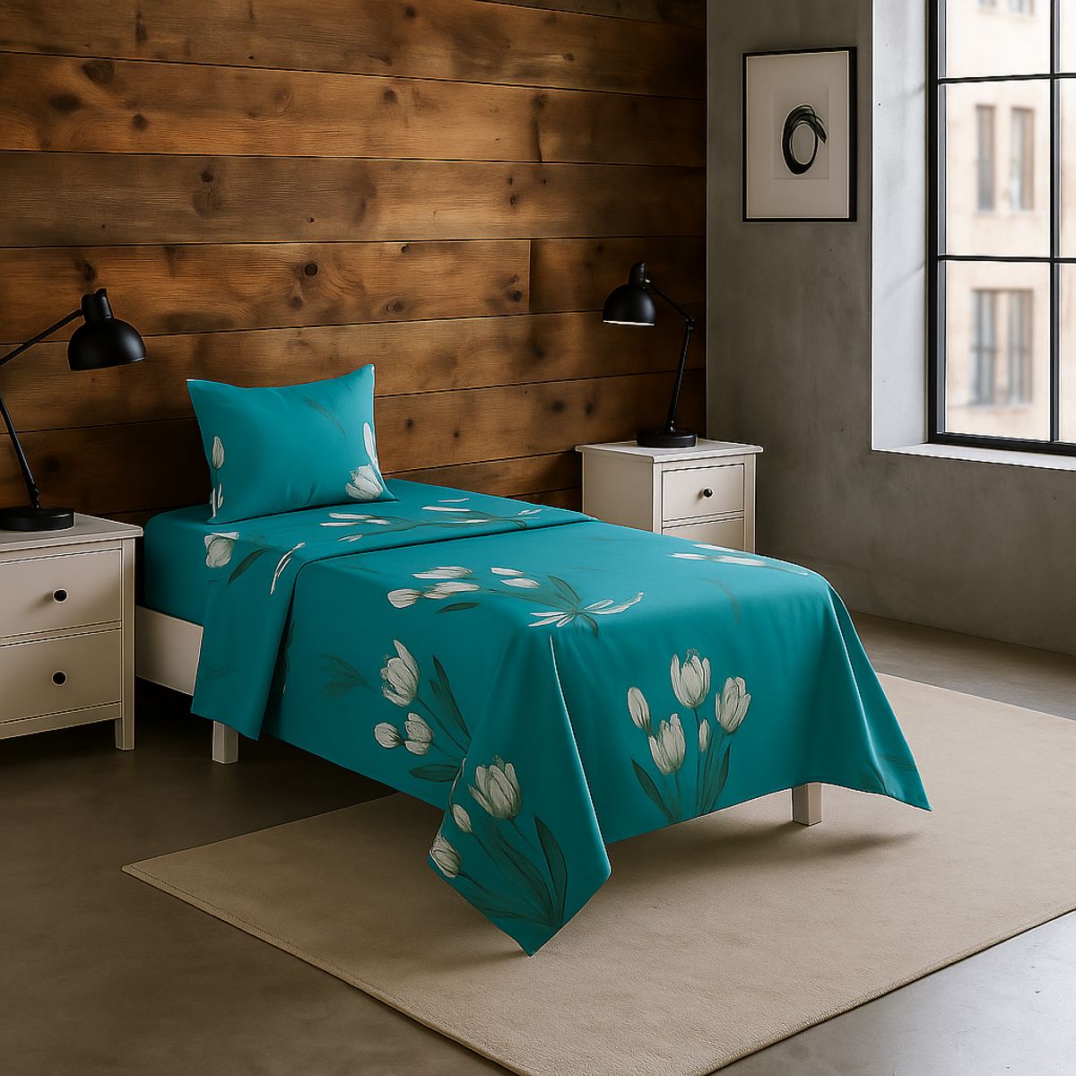 ARMONIA - Sábanas 1½ plazas 144 hilos diseño 763 clásicas