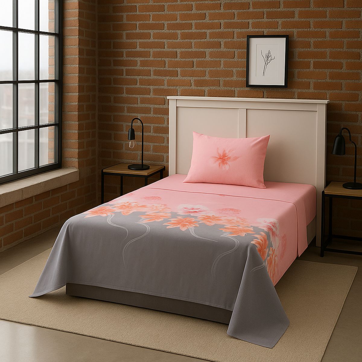 ARMONIA - Juego de sábanas 1½ 144 hilos edición 767 básicas 7EF