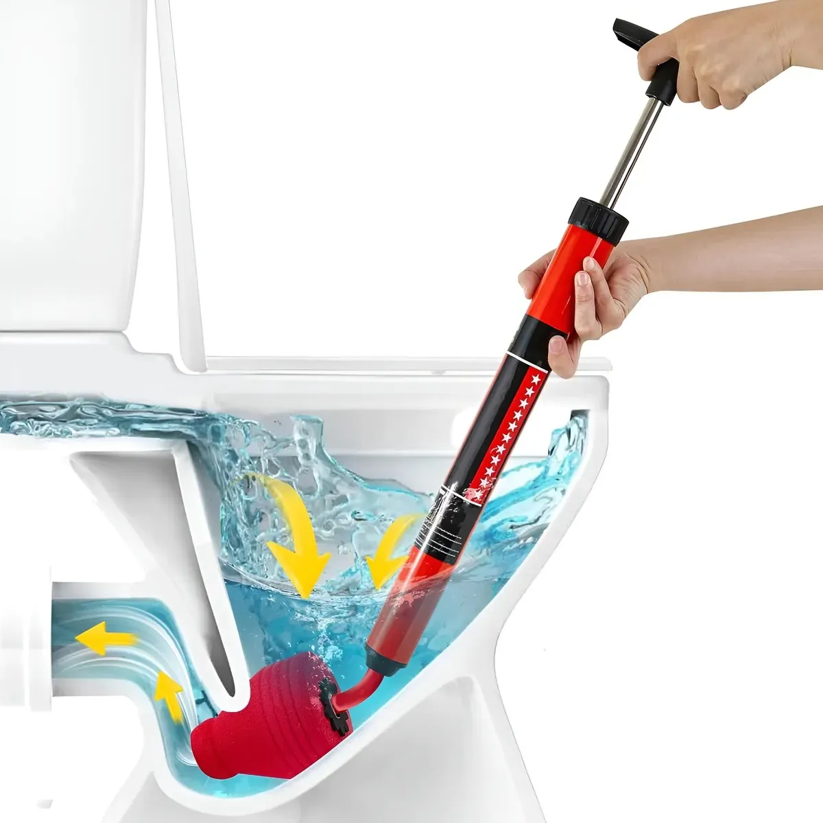 GENERICO - Destapador De Alta Presión Rápido Para Inodoro