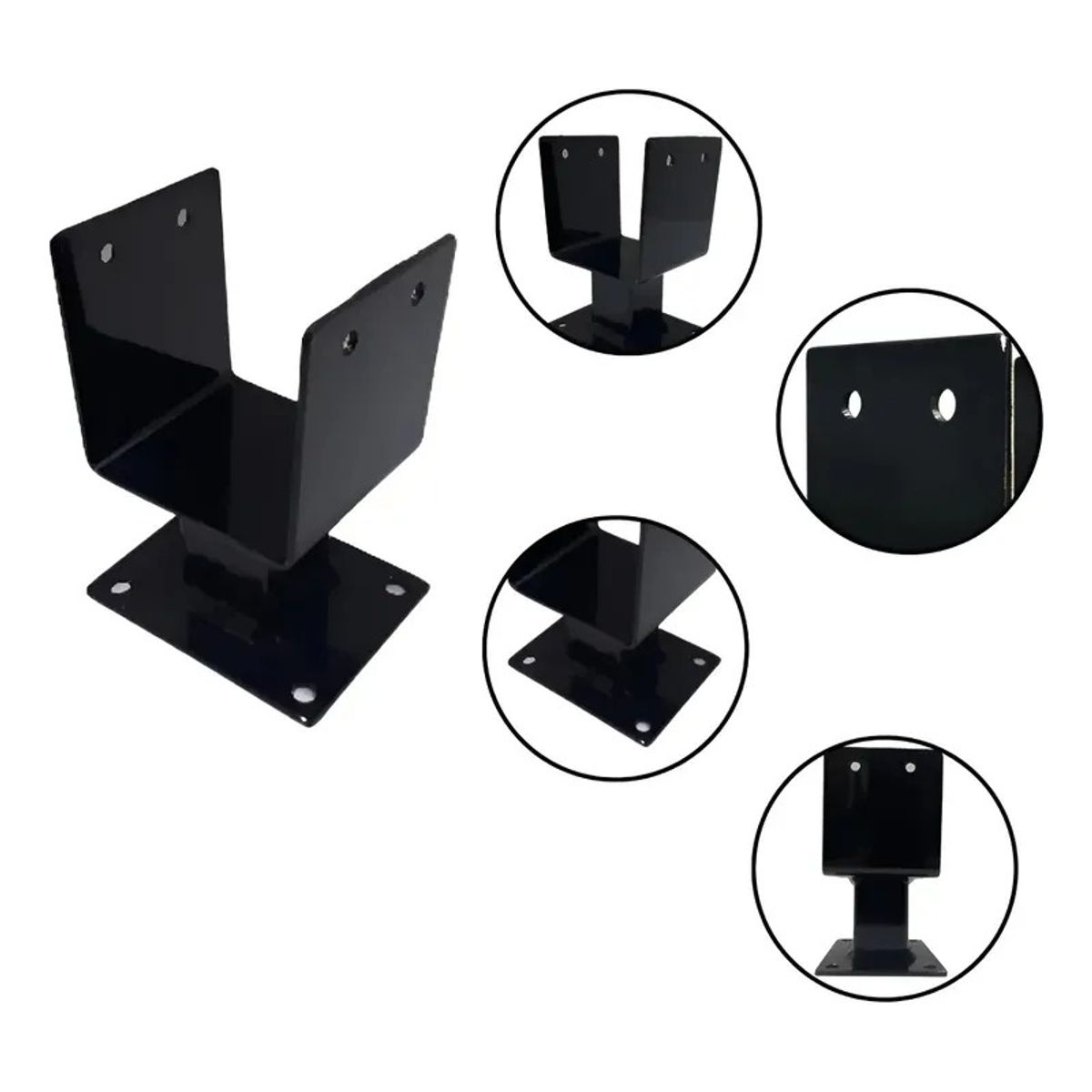 GENERICO - Soporte Para Pilar Poste De Cenador Y Cobertizo 4x4 Pulgadas