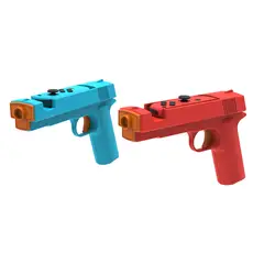 DOBE - Gaming Pistola para Mandos Switch (Par Rojo/Azul) Para Juegos de Disparos Experiencia Inmersiva