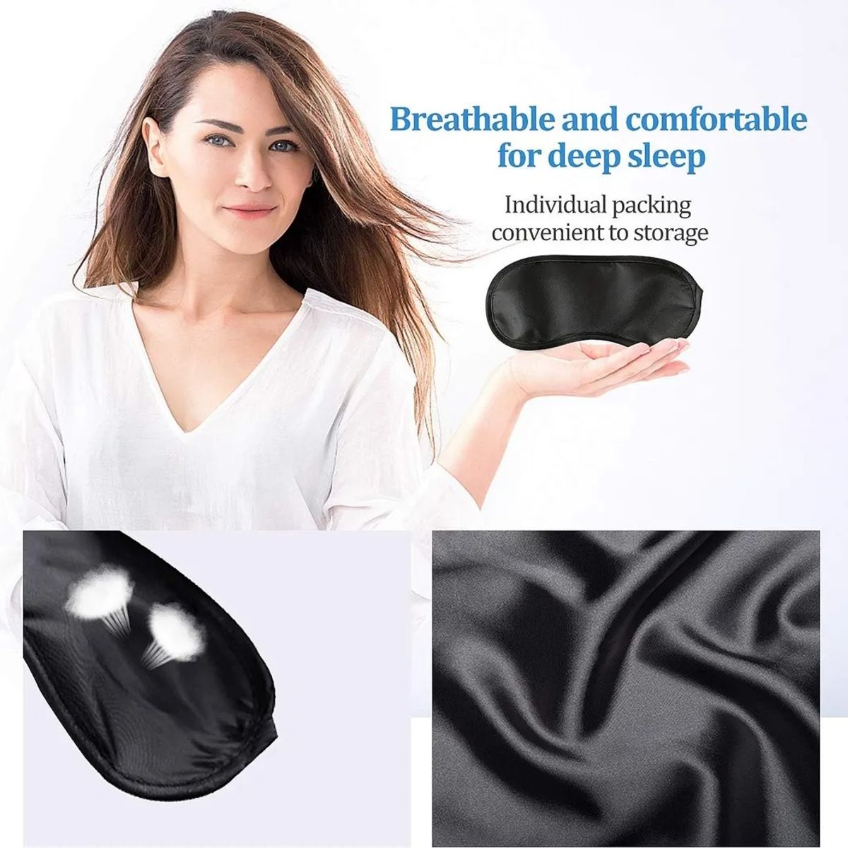 GENERICO - 25 Antifaz Mascara Sueño Ojos Dormir Viajar Avion - Estilo