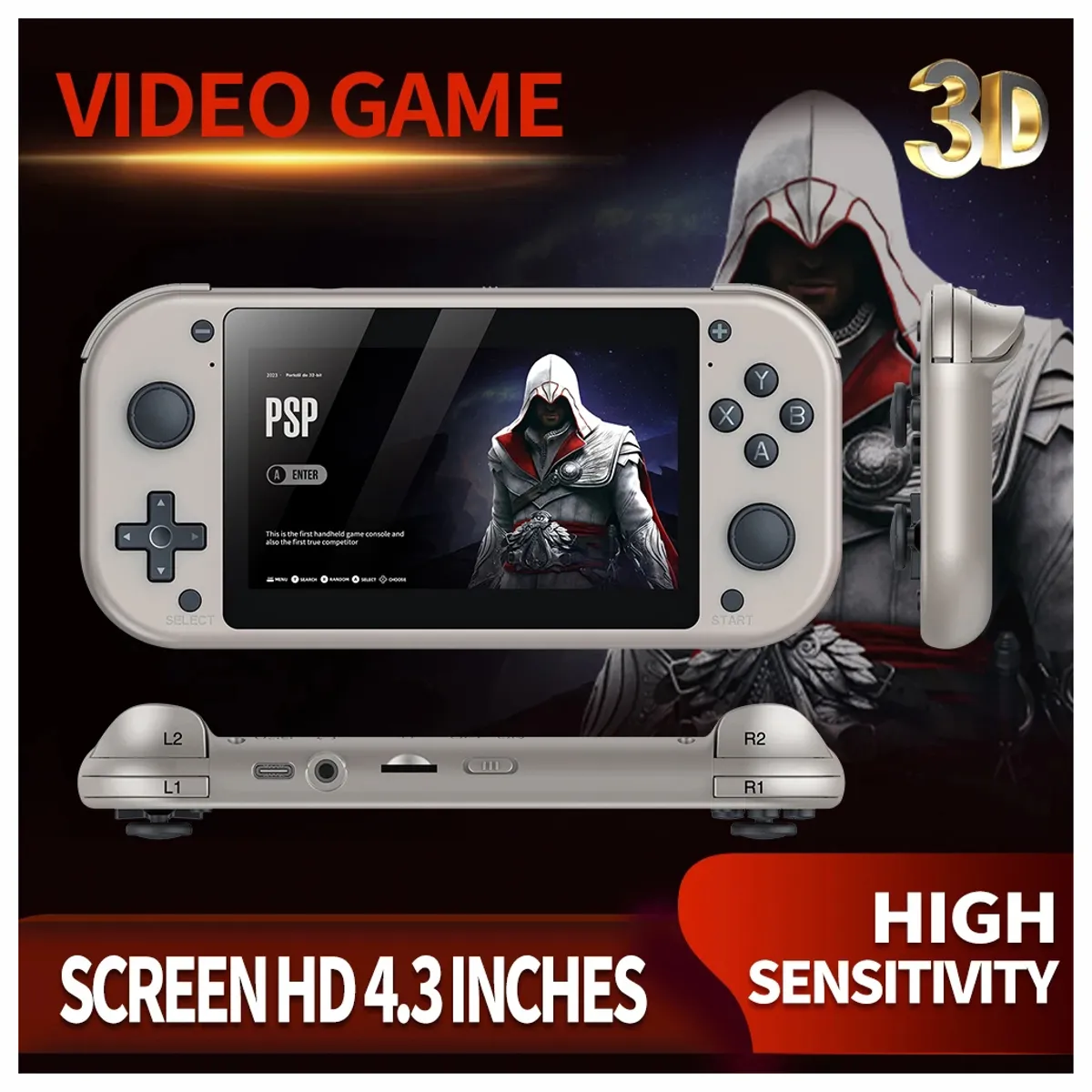 CORRERREY - consola de videojuegos portátil Retro sistema Linux de código abierto