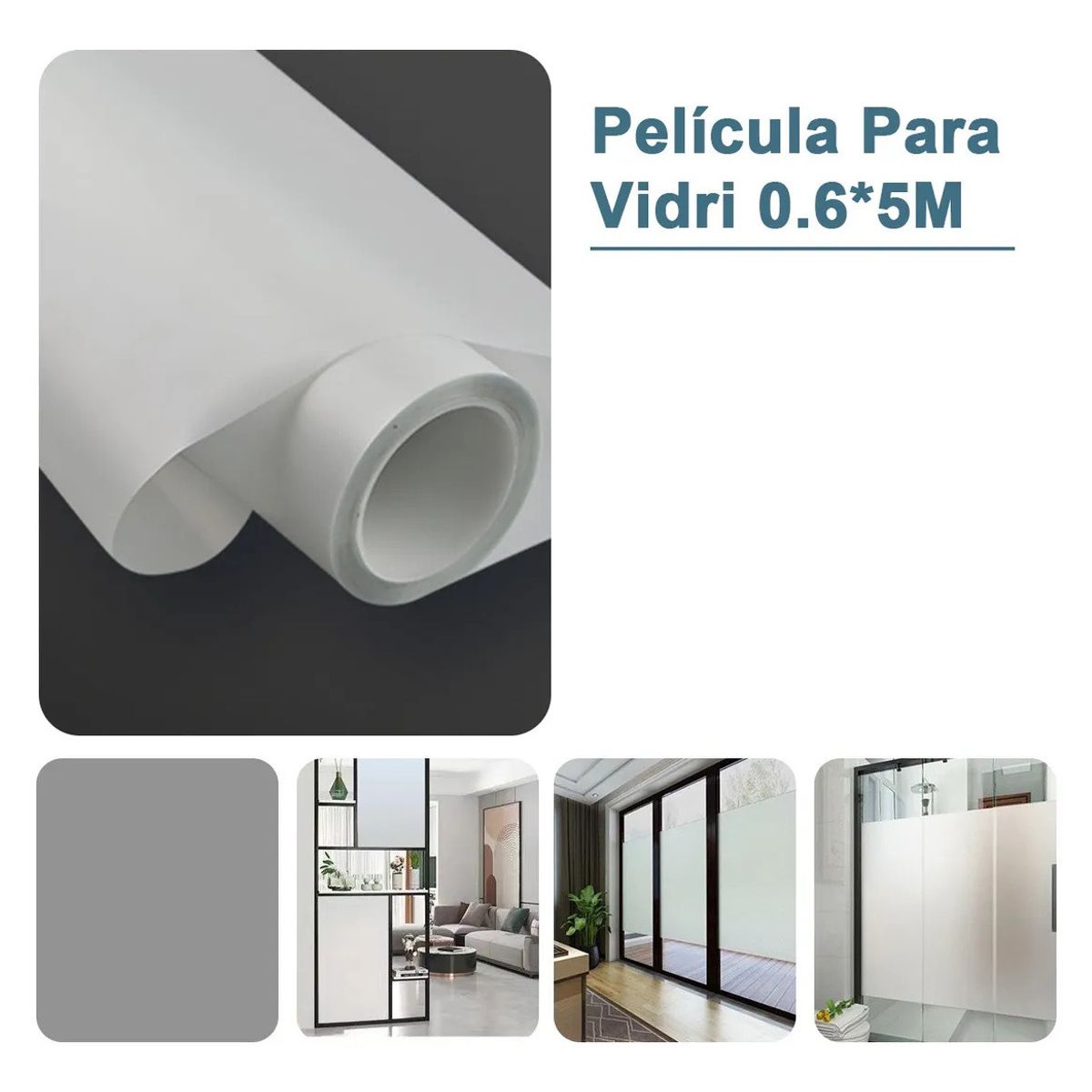 KUANGYE - Rollo Film Para Vidrios Empavonado Esmerilado Usa Ventana