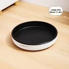 GENERICO - Estante Giratorio 360° 2 en 1 - Cocina/Dormitorio-Negro-30cm