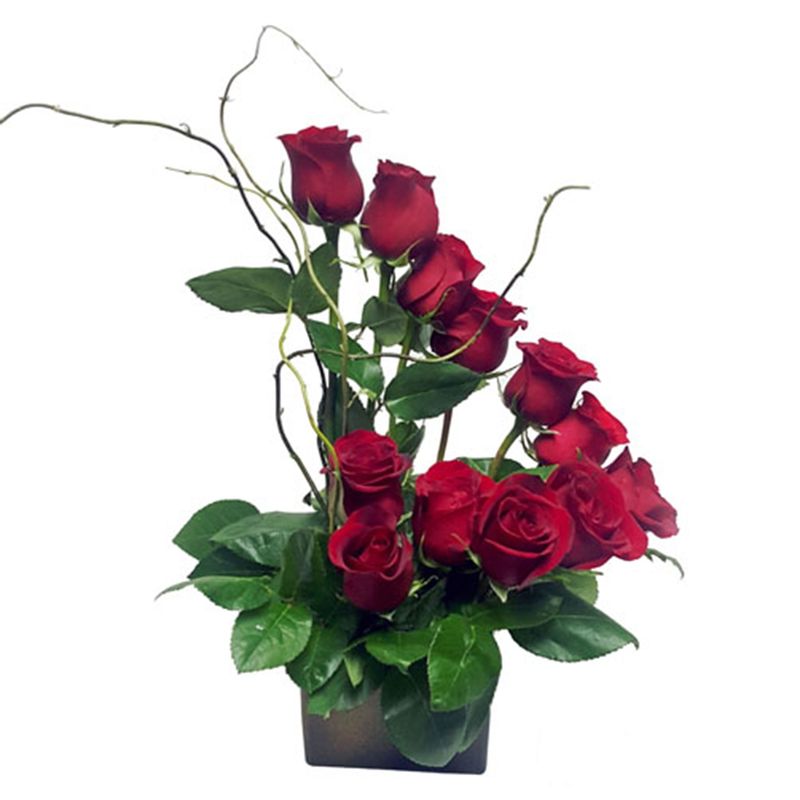 REGALAR FLORES - Flores Arreglo Escalera De Rosas Regalar Flores