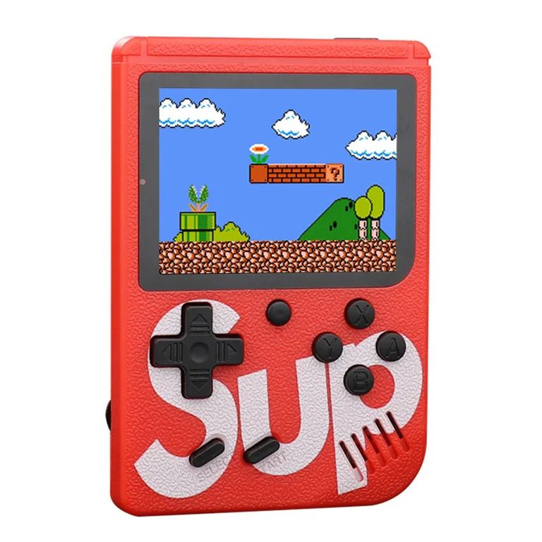 CORRERREY Consola de videojuegos portátil 400 en 1 miniconsola 24 pulgadas TV
