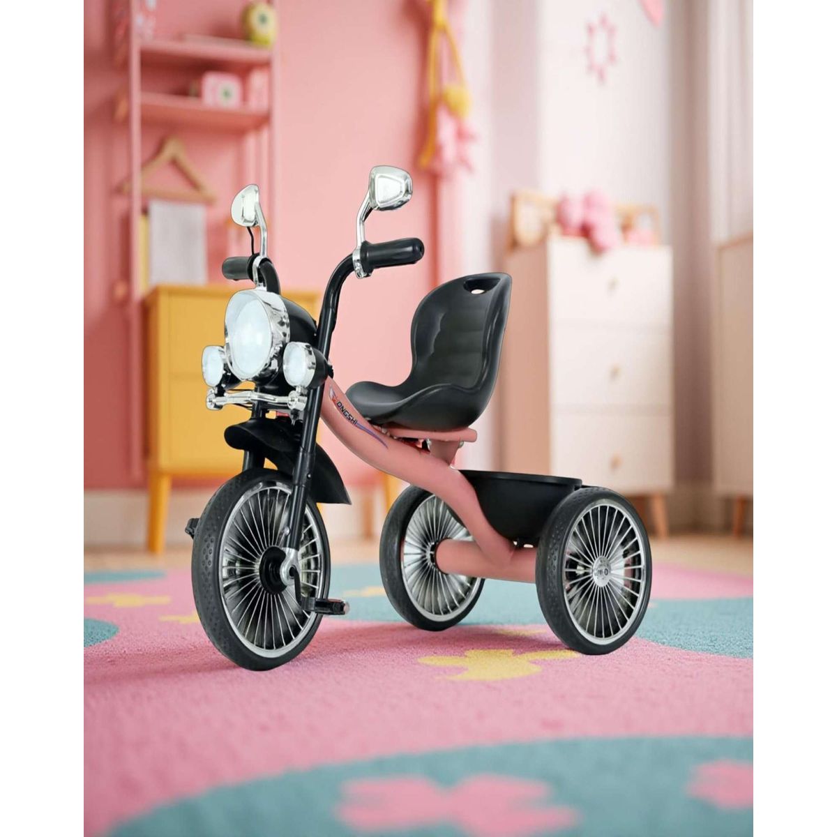 GENERICO - TRICICLO BICICLETA NIÑO NIÑA INFANTIL ROSADO