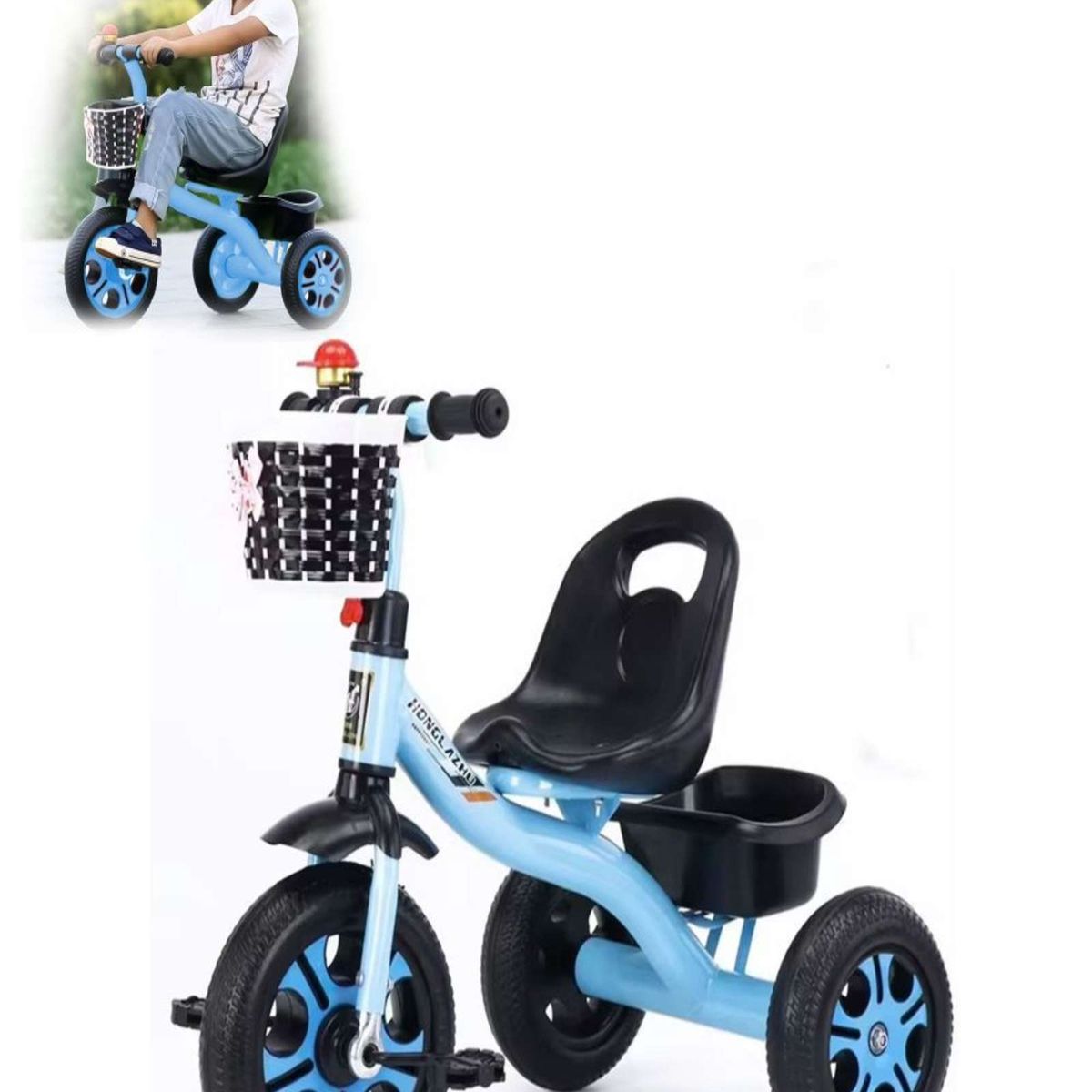 GENERICO - TRICICLO BICICLETA NIÑO NIÑA INFANTIL AZUL