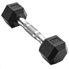 GENERICO - Pesa Hexagonal Mancuerna 5kg Pesa Vinilo Mancuerna Pesa Hex