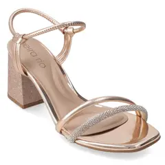 BEIRA RIO - Sandalia Taco Ancho 7 cm