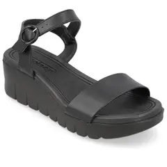 MOLECA - Sandalia Taco Cuña Negro