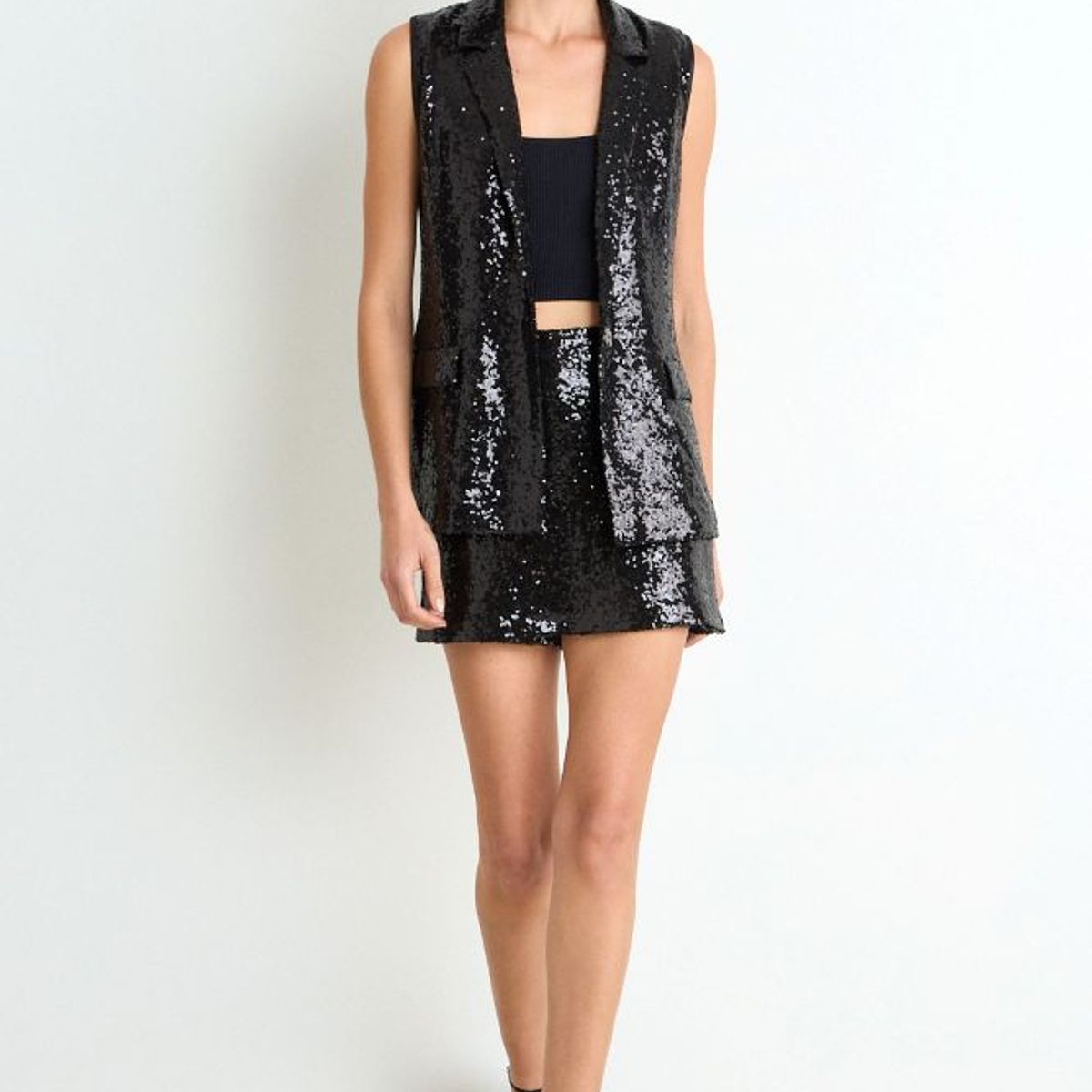 ASH - Skort Mujer Negro Ash