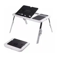 GENERICO - Mesa Portátil Notebook E-tablet Doble Ventilador Ld09
