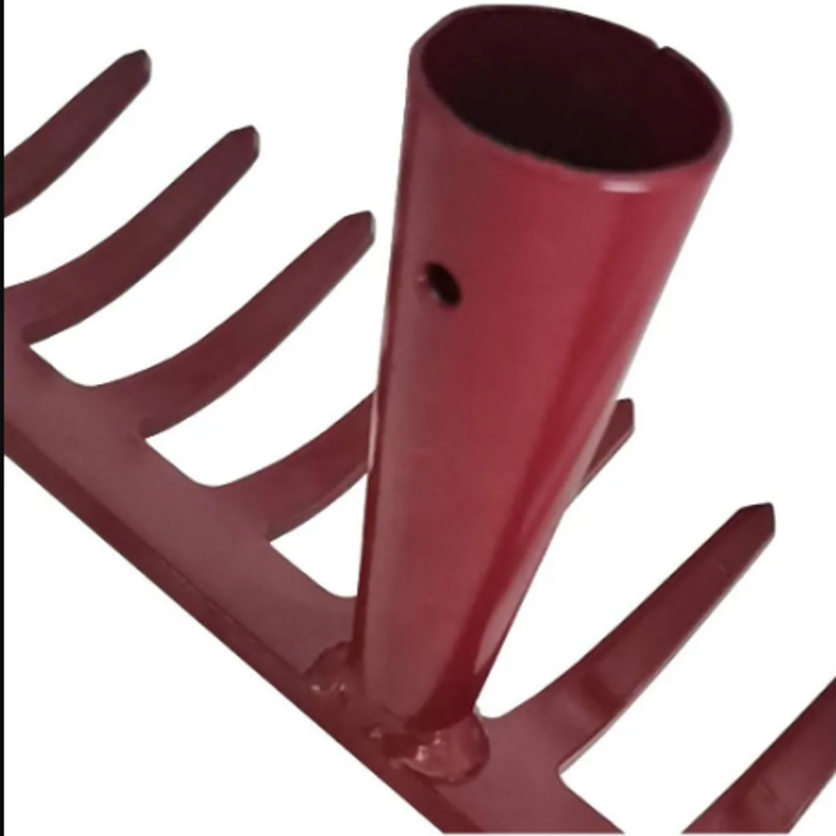 GENERICO - Rastrillo Metálico Recto 40cm 16 Dientes Para Jardinería