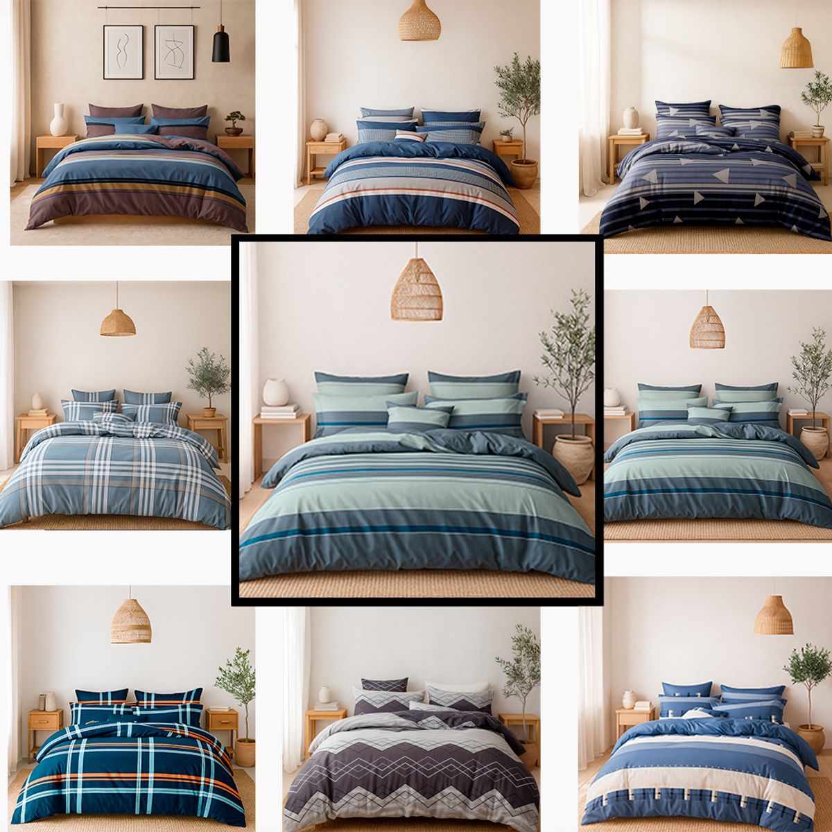 ARMONIA - Sábana 2½ Plazas 800 Hilos Diseño Americano 834D