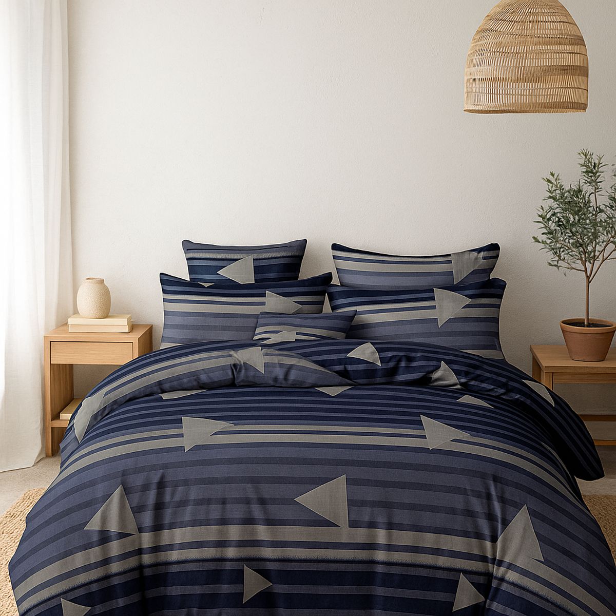 ARMONIA - Sábana King 800 Hilos Diseño Americano 835 7EF