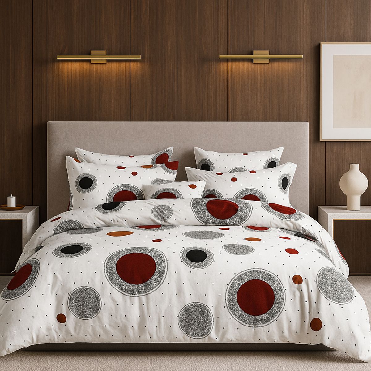 ARMONIA - Sábana King 800 Hilos Diseño Americano 840 7EF