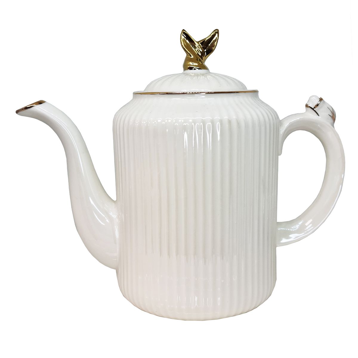 GENERICO - Set de taza blanco esmaltado perla