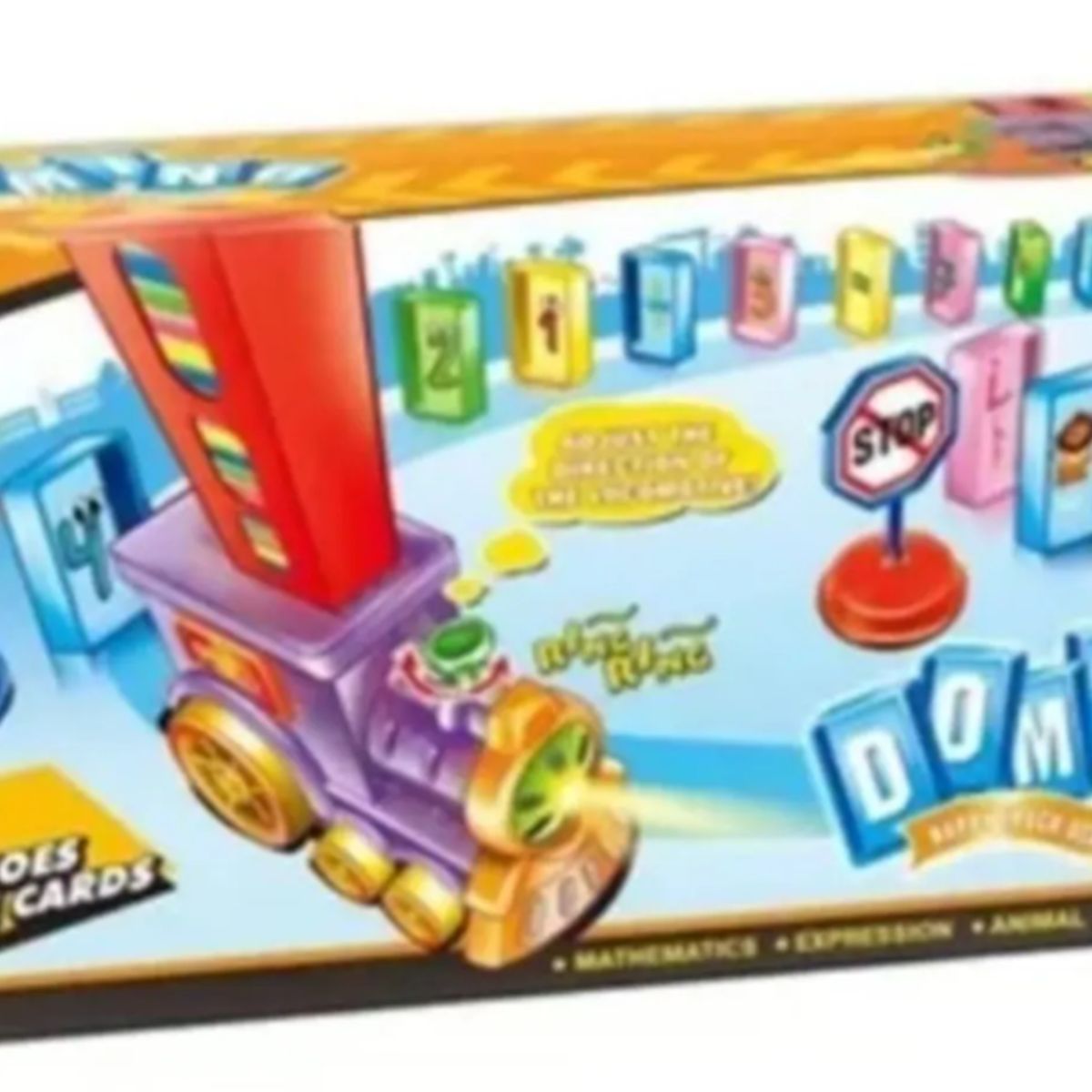 GENERICO - Tren Domino Automático Ficha Juguete Niño Coche