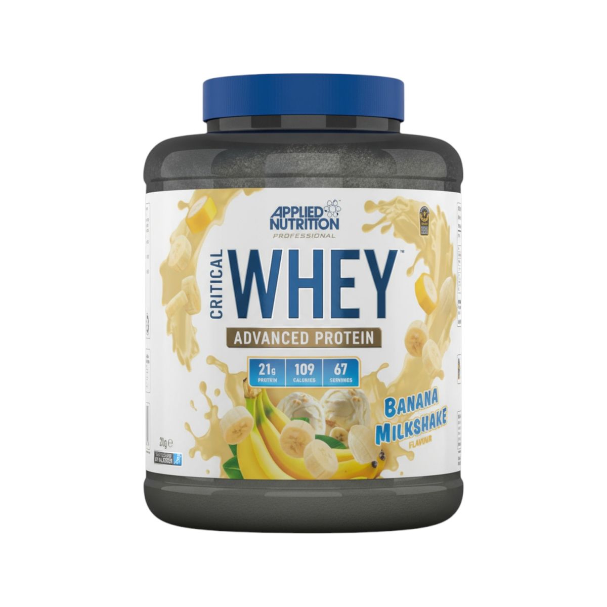 APPLIED NUTRITION - PROTEINA CRITICAL WHEY 2KG 67 SV BANANA MILKSHAKE - APPLIED NUTRITION