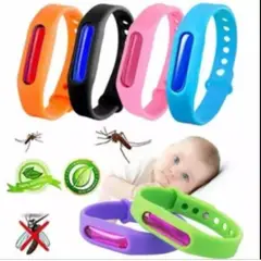 GENERICO - Set 3 Pulseras Repelente Mosquitos.