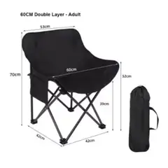 ANGELES DEL HOGAR - Silla de Jardin Terraza o camping plegable portátil y cómoda