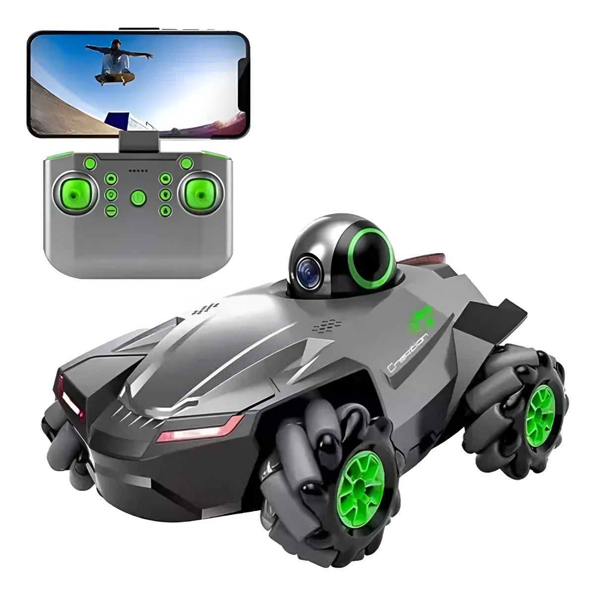 HOMEBRANDT - Auto Explorador Con Camara A Control Remoto Hd 4x4 360° Wifi