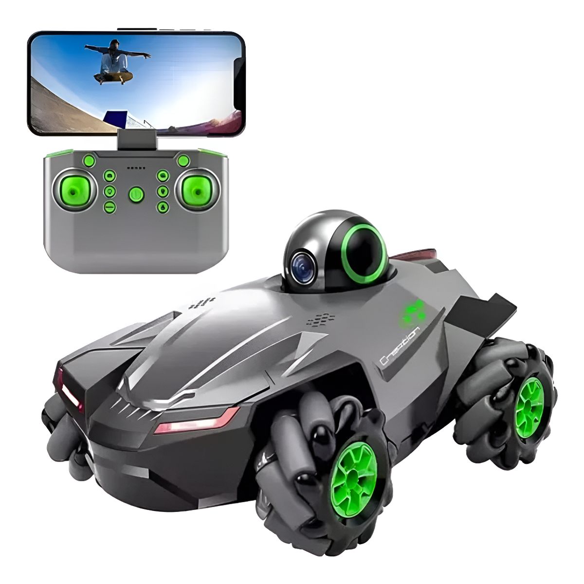 HOMEBRANDT - Auto Explorador Con Camara A Control Remoto Hd 4x4 360° Wifi